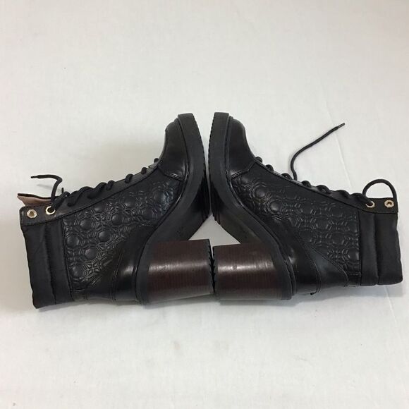 LOUISE ET CIE Black Leather Vampa Lace-Up Boot New Size 7 1/2 - Picture 7 of 14